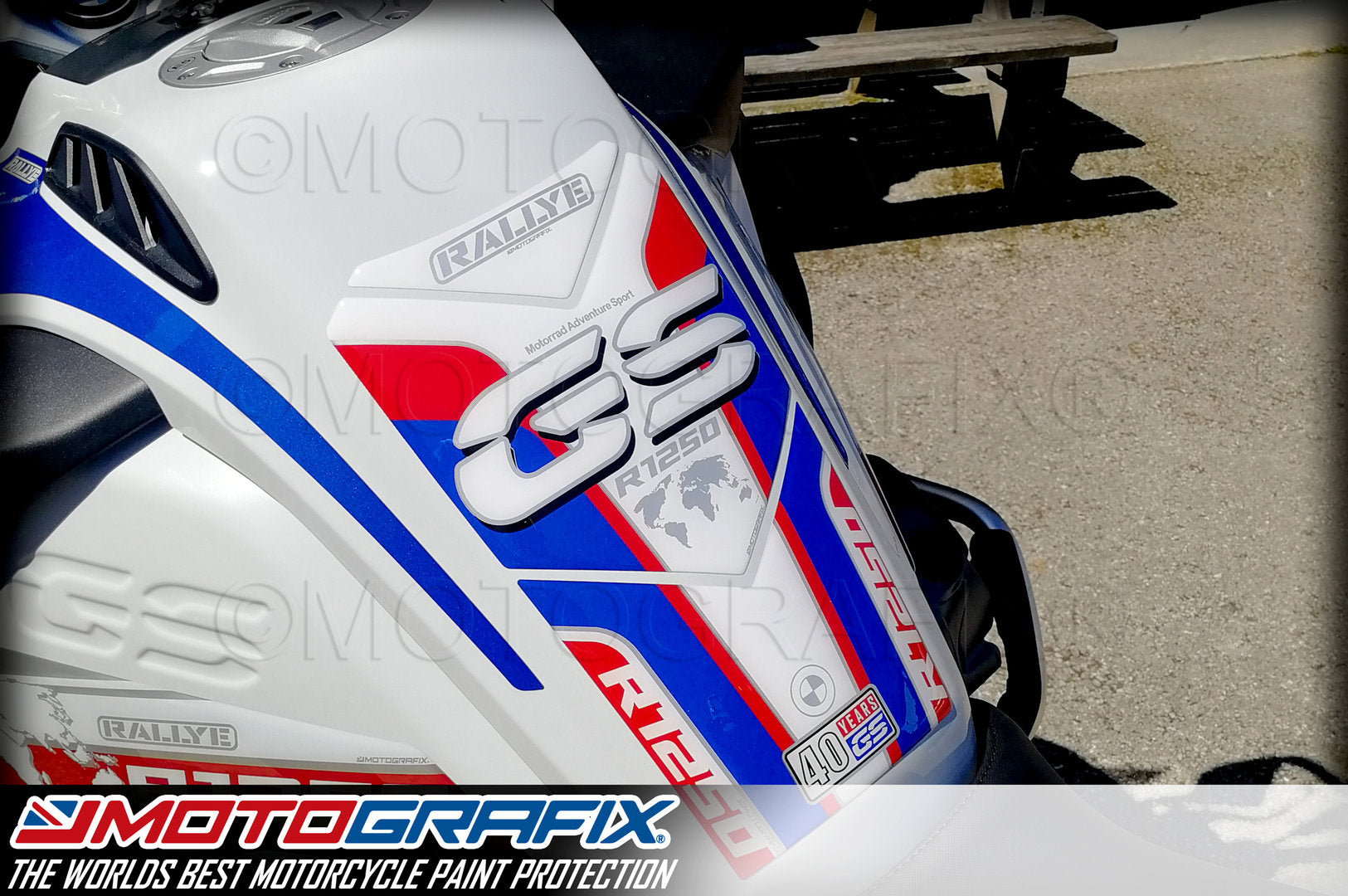 Buy Motografix tank pad at Riderz Planet