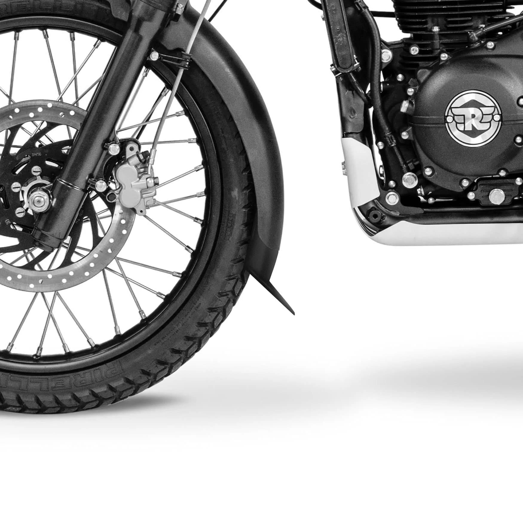 Buy Pyramid fender extender for himalayan at Riderz Planet