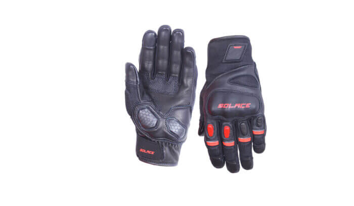 Solace Urban Rival Black Red Gloves