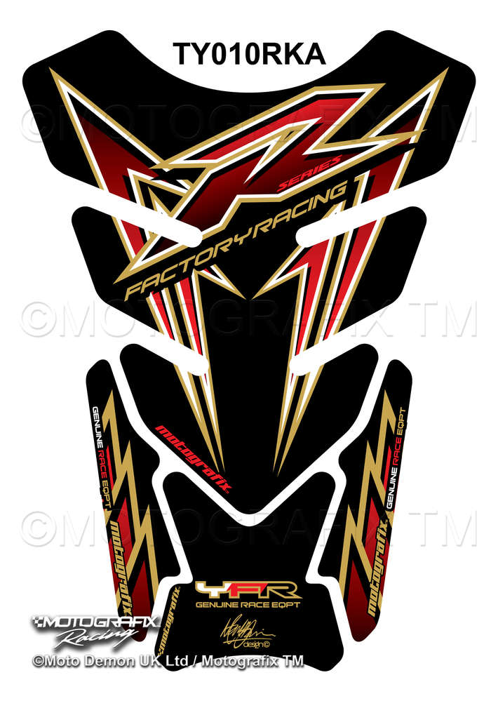 Buy Motografix tank pads for yamaha at Riderz Planet