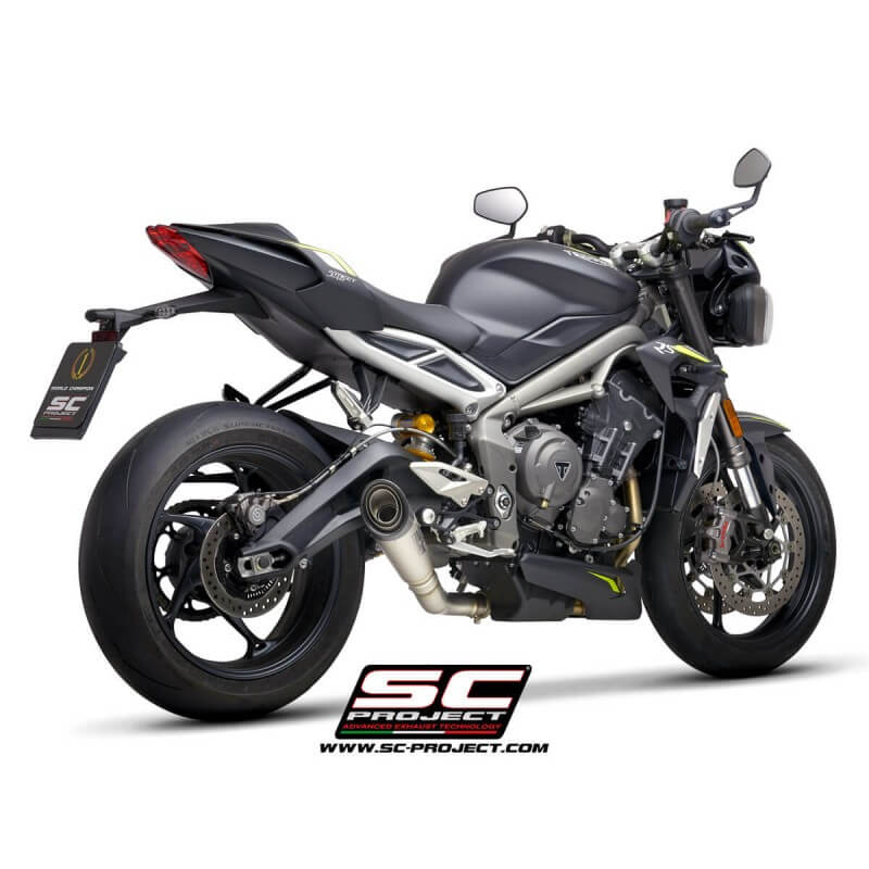 SC Project S1 Exhaust for Street triple 765