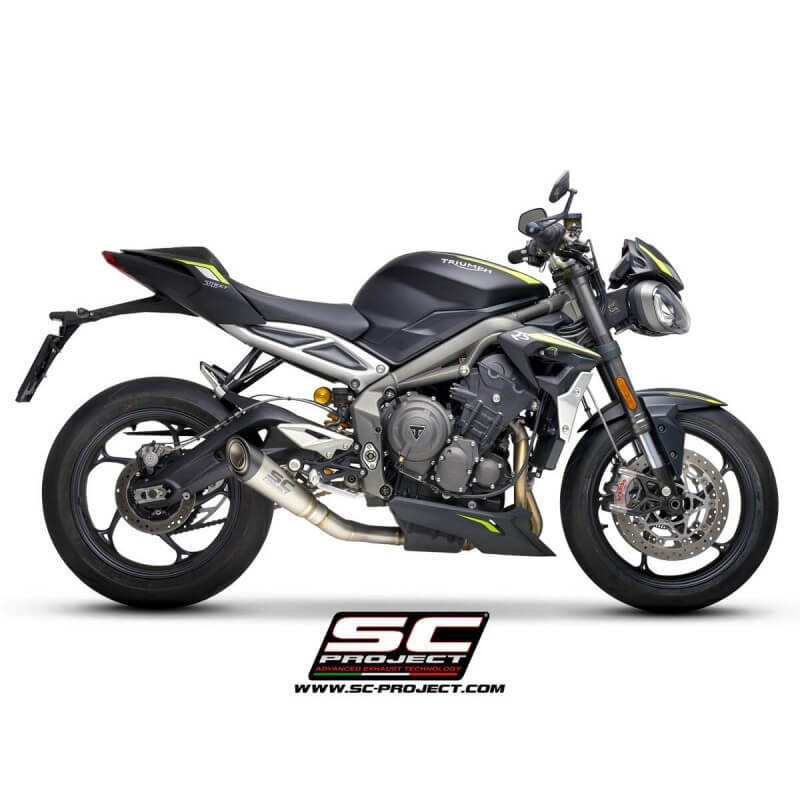 SC Project S1 Exhaust Triumph Street Triple 765 S/R/RS (2017