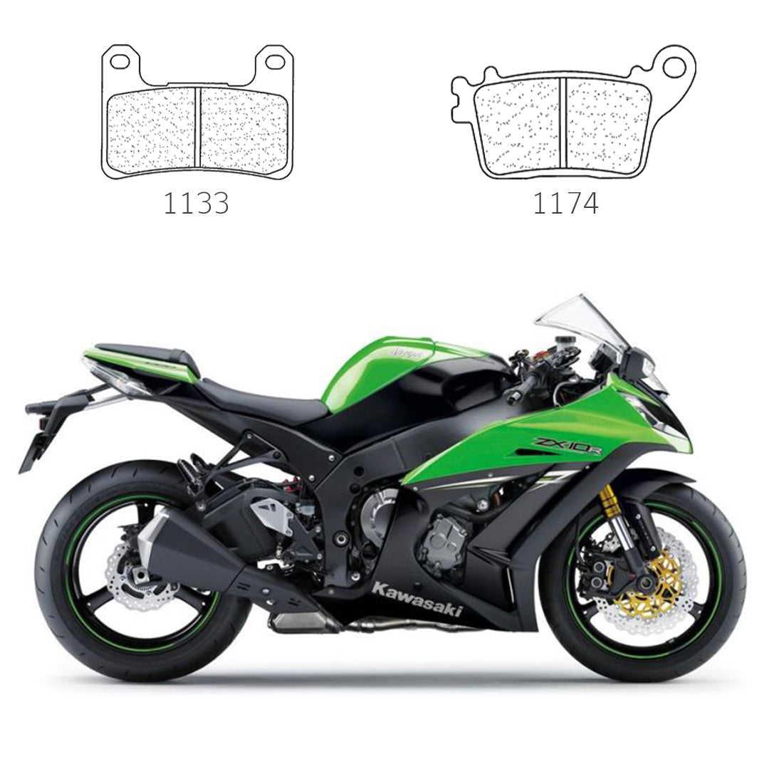 CL Brake Pads for Kawasaki Ninja ZX 10R (Upto 2015)
