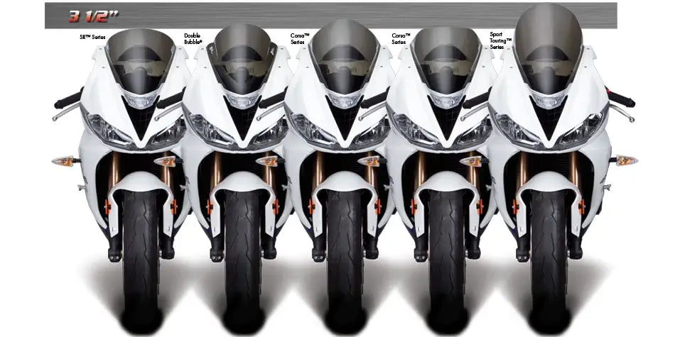 Zero Gravity Double Bubble Light Smoke for Daytona 675