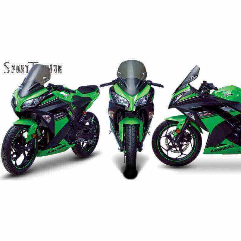Zero Gravity Sport Touring Light Smoke Windscreen for Ninja 300