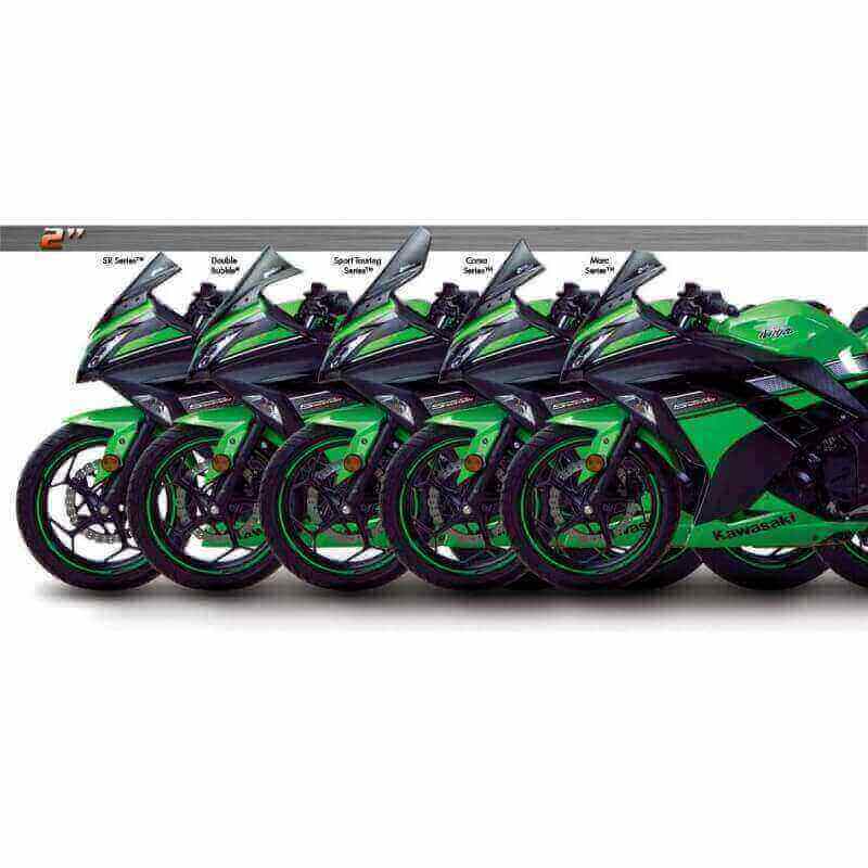 Zero Gravity Sport Touring Light Smoke Windscreen for Ninja 300