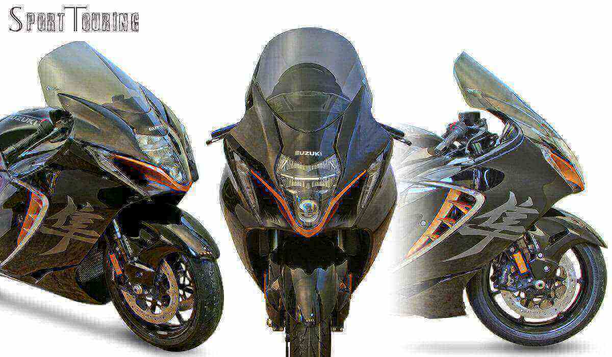 Zero Gravity Sport Touring Light Smoke Windscreen for Hayabusa