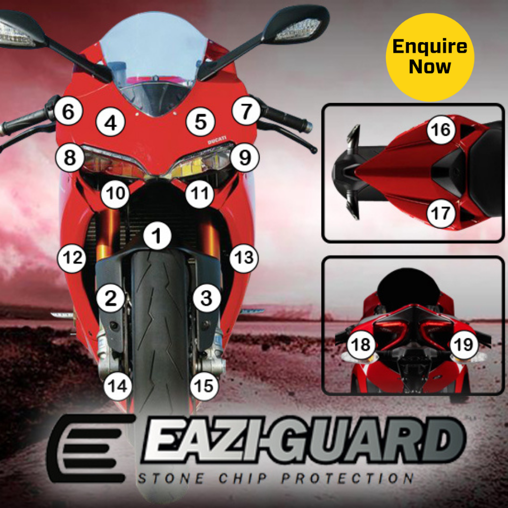 Buy Eazi guard paint protection kit for ducati  pinagale at Riderz Planet