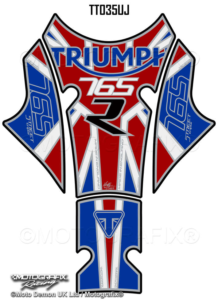 Buy Motografix tank pads at Riderz Planet