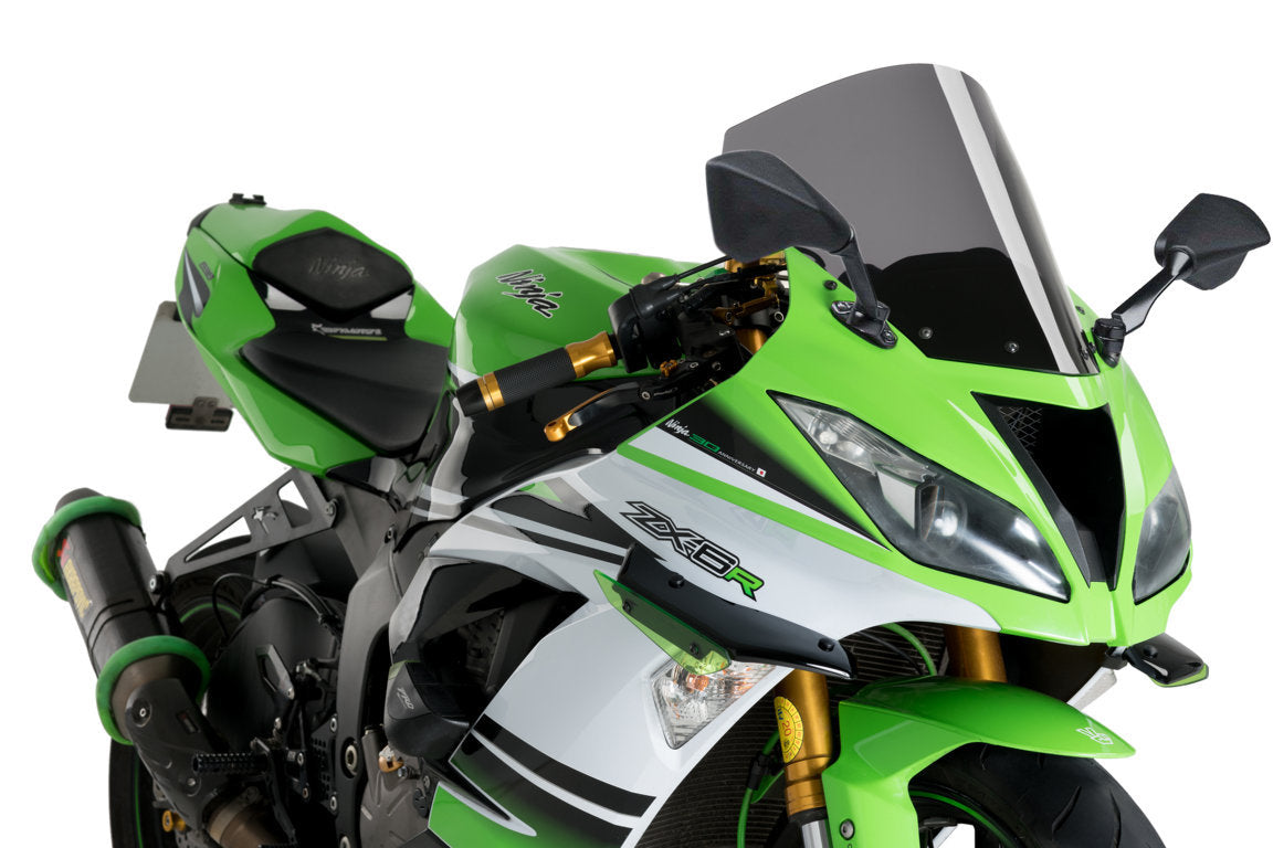 Puig ZX-6R レーシングスクリーン Puig Z Racing Windscreen Kawasaki ZX6R 2024-2025