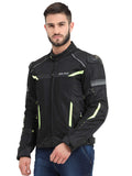 Solace Ramble Black Neon Riding Jacket